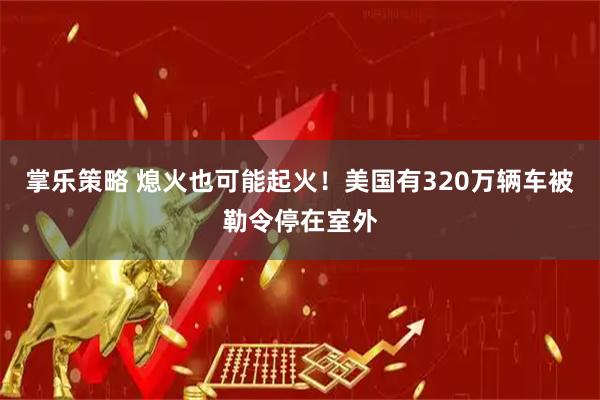 掌乐策略 熄火也可能起火！美国有320万辆车被勒令停在室外